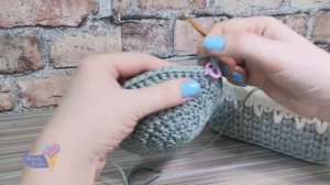 Корзинка (Органайзер) подвесная из шнура