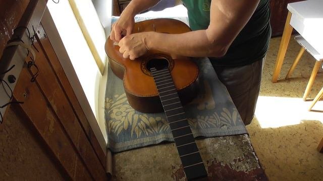 Подгонка подставки на верхней деке(видео №379).