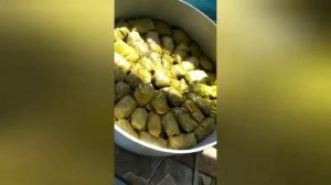 Голубцы/Долма из виноградных листьев/yarpag dolması#subscribe