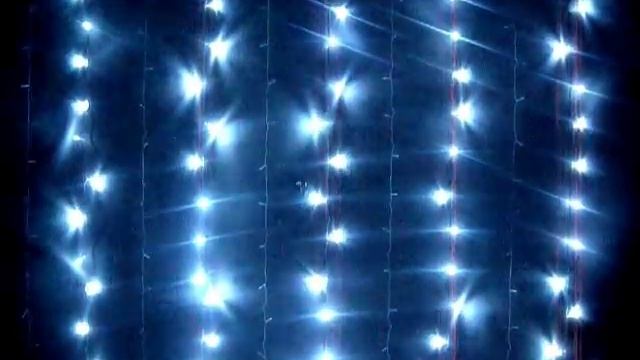 Белый занавес на окно - Новогодняя гирлянда штора смотреть онлайн