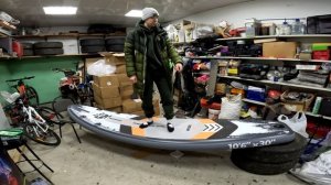 Распаковка и  тест сапборда 2023  SUP доска Не ожидал такого качества ОГОНЬ