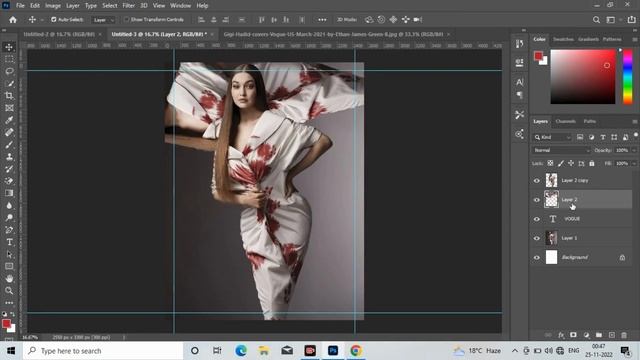 How to Create Magazine  Cover Page In Photoshop | Magazine Cover Page Design In Photoshop Tutorial