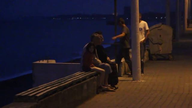 Вечер на набережной Кобулети kobuleti ქობულეთი Аджария Грузия 13 06 2015 смотреть онлайн