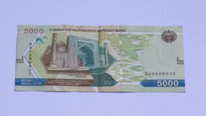 5 000 сум. Обзор денежных купюр Узбекистана