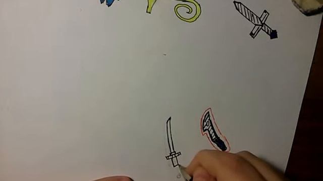 Рисуем катану \('-')/ смотреть онлайн