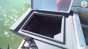 Алюминиевый катер Faster 545 CC с откидной аппарелью | Катер для перевозки грузов, охоты и рыбалки