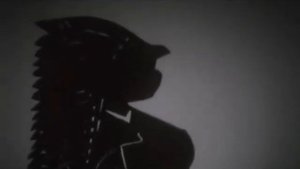 Мульт теневая индейская притча "Два волка" показывает артист театра кукол Орлан Лопсан.