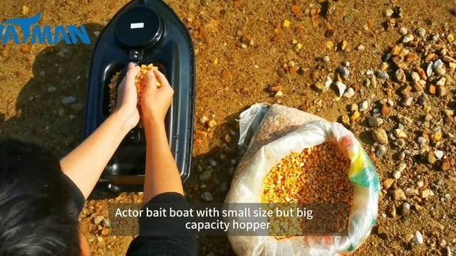 Прикормочный кораблик ACTOR для рыбалки, для завоза прикормки  - небольшой обзор