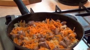 КУРИНЫЕ СЕРДЕЧКИ с РИСОМ