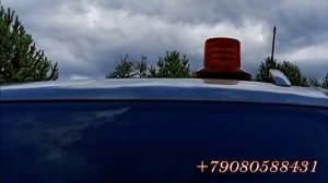 Оранжевый светодиодный проблесковый маячок ЭЛИНА
