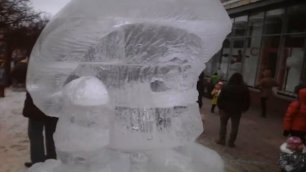 Курск Ледяные скульптуры Новогодняя елка 2017 (Архив)