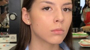 Лёгкий макияж, нюд макияж, легкая коррекция лица