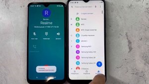 Outgoing Call Realme C11 2021 android 11 Vs Android 9 Black fox