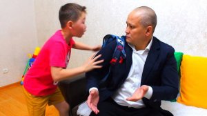 Damir pretends to be a parent to dad | For Kids