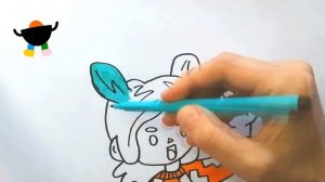 Как нарисовать ПЕРСОНАЖ ТОКА БОКА / Рисунок ТОКА БОКА /How to draw a cute TOCA LIFE WORLD CHARACTER