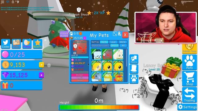 ALL 77 NOOB TO PRO 2020 PET CODES IN BUBBLE GUM SIMULATOR! *SUPER BROKEN* Roblox смотреть онлайн