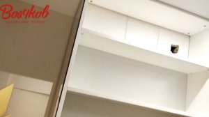 Проект кухни | Угловая кухня | Телевизор на кухне встроенный в пенал Фасады Шпон плюс Эмаль