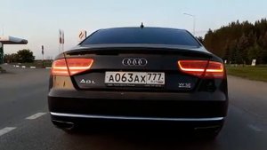 Спортивная выхлопная система на Audi A8 W12