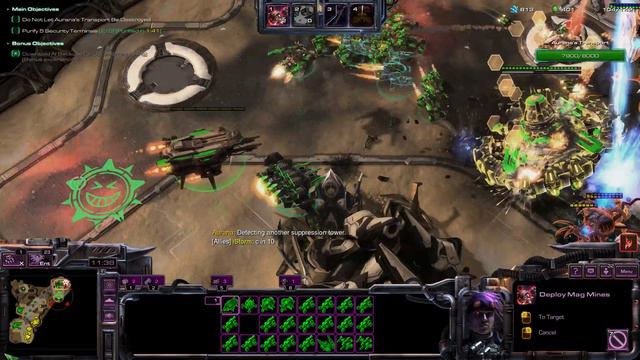 Starcraft II: Hellions and Horner Units! смотреть онлайн