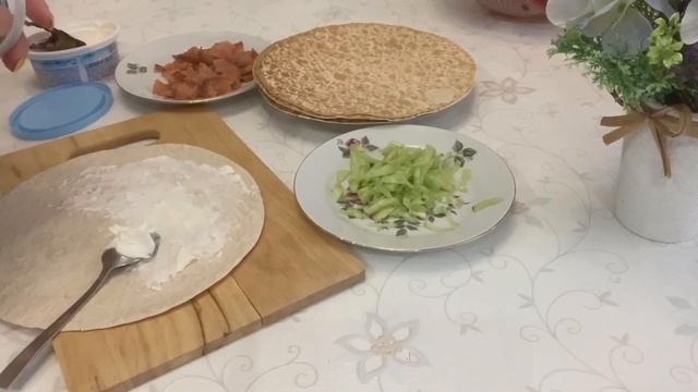 Рулетики из Лаваша с Начинкой