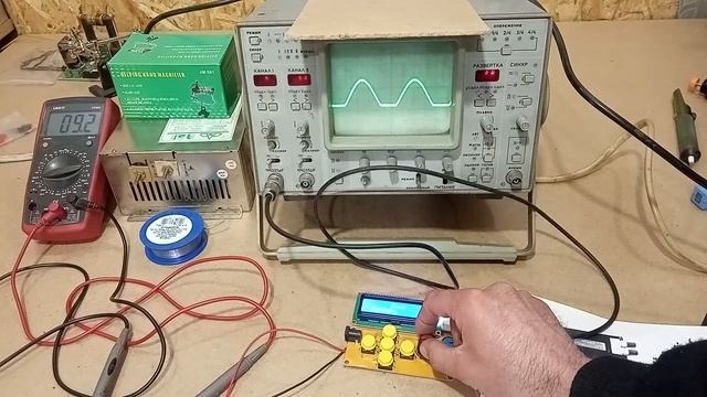 DDS генератор синусоиды из Китая смотреть онлайн