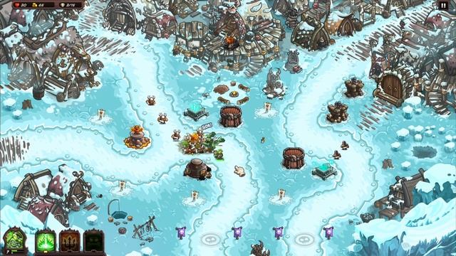 Прохождение Kingdom Rush Vengeance - 9. Северная Деревня смотреть онлайн