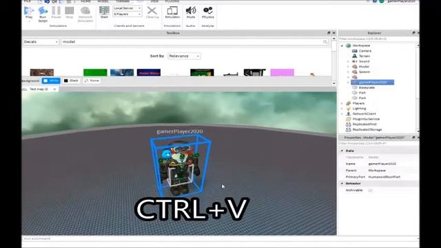 HOW TO MAKE YOUR AVATAR MODEL | ROBLOX Studio смотреть онлайн