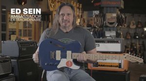 Fender Squier Paranormal Cabronita Telecaster Thinline | Lake Placid Blue