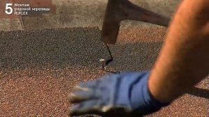 Монтаж мягкой кровли RUFLEX. Укладка битумной черепицы на скатной крыше. Видеоинструкция