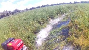 болотоход алюминиевая лодка заросли