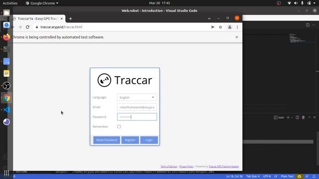 Automate Login with Input Handling Using Robotframework Selenium