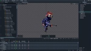 Asset 2D Run & Gun anim Character Pack v2 - DragonBones Pro