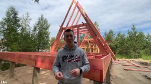 Сколько Стоит Построить Дом-Шалаш в 2022 году? Строим Каркасный Афрейм в Тюмени. 1 серия