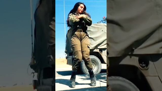 Israeli military women dancing