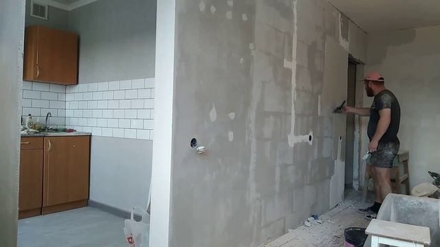 Подготовка зала под финишную отделку.