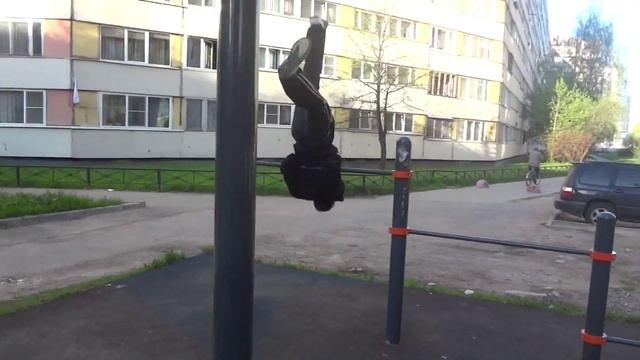 Элемент 76 (обороты на локтях через каждую ногу и скрестно) смотреть онлайн