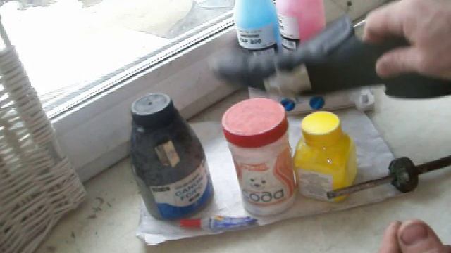 супер клей+сода+тонер