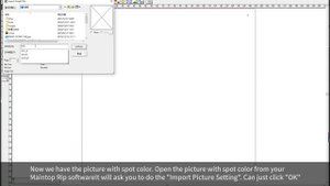 How to do spot color printing Maintop for Dtf printer