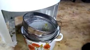 Медогонка из стиральной машины самодельная 1