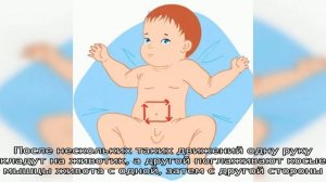 Как делать массаж животика новорожденному ребенку при сильных коликах