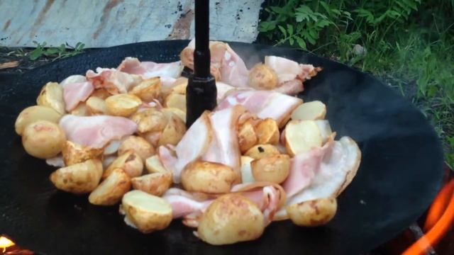 Готовим на даче, на диске от бороны 3 смотреть онлайн