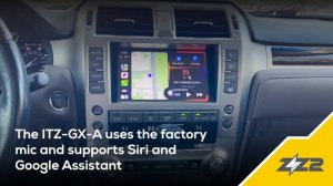 2014-2021 LEXUS GX460 Wireless CarPlay and Android Auto fully integrated w/ the factory touchscreen