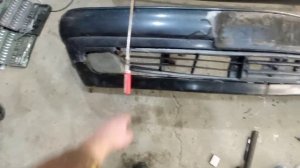 Из Тойоты в Мерседес. Восстановление бамперов w210. часть 1