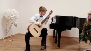 Никита Бородич 10 лет МКОУ ДО Ульяновская МШ  С  Привалов  Инвенция a   moll