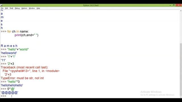 String Manipulation in Python | Work on Python strings|String Operators