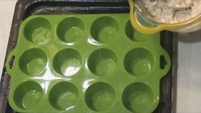 КУРИНЫЕ МАФФИНЫ  С СЫРОМ