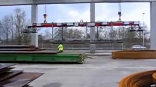 Применение Aero-Lift - Транспортировка листовой стали смотреть онлайн