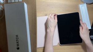 РАСПАКОВКА IPAD AIR 2022/APPLE WATCH SE 2022/ APPLE PENCIL 2/ ну и не совсем распаковка AirPods 2