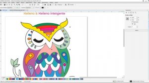 Relleno inteligente en corel draw versiones 2018 en adelante