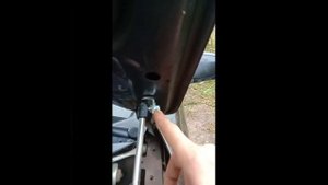 Ставлю газовые упоры (лифты) на гранту.